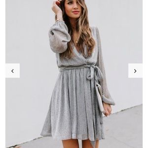 Vici medium silver dress